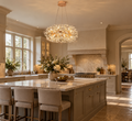 The Aurelia Dandelion Crystal Chandelier